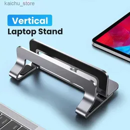 Inne komponenty komputerowe pionowy uchwyt na laptopa dla MacBook Air Pro Aluminium Składany Notebook Stand Laptop Support MacBook Pro Tablet Stand Y240418