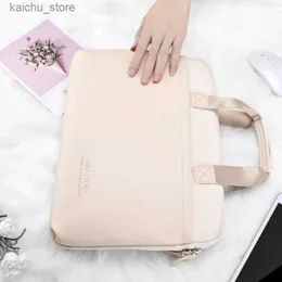 기타 컴퓨터 액세서리 INSSARCOCHE POUR ORDANITANUR PORTABLE BEIGE 부어 MACBOOK AIR PRO 13 SAC MAIN TANCHE POUR ORDINATOR SAC BOMBS CASE 133 POU Y240504 OXK1