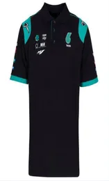 F1 Racing Team Lapel Tshirt Polo Shirt Men039s с короткими рукавами.