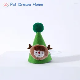 Kedi kostümleri şenlikli Noel kafa bandı benzersiz evcil hayvan aksesuarları zevk yüksek kaliteli Noel Baba ve ren geyiği temalı