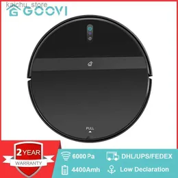 منظفات الفراغ الروبوت GOOVI V3SS 6000PA مكنسة روبوت مكنسة نظافة جيروسكوب التنقل 4400MAH 3IN1 MOPPING COSSITION SMART SMART TUYA WIFI Support Y240418