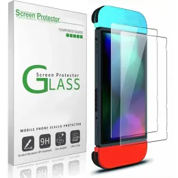 Spieler 31pcs Temperierter Glasfilm für Nintend Switch/für Switch Lite für NS OLED -Zubehör Anti -Scratch Clear Screen Protector