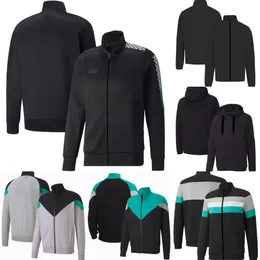 F1 Jacke Formel 1 Team Rennanzug Hoodie Jacke Herbst Winter Full Reißverschluss Sweatshirt Herren Wärme Casual Jackets Sporttrikot