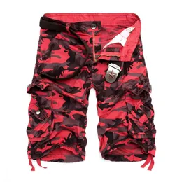 US Size Camouflage Loose Cargo Shorts Men Cool Summer Military Camo Short Pants Homme 240412
