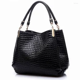 Sagne a tracolla Brand Women Leather Borse in pelle 2024 Luxury Ladies Crossbody Bolsa Sac Crocodile Messenger