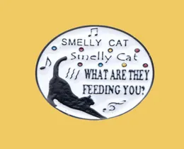 O220 Whole 10pcslot Friends TV Show Smelly Cat What Are They Feeding You Enamel Pins Jewelry Art Gift Collar Lapel Badge 20103012115