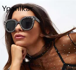 Star Sudded Square Square Women Garge Black Sun Glasses Ender Evalize Exclued Vintage Oculos9198726