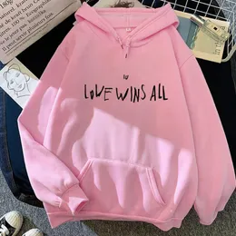 Kobiet bluzy 2024 IU miłość wygrywa wszystkie bluzy retro kobiety/mężczyźni na walentynki prezent harajuku unisex fleece pullover bluza vin vin