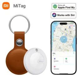 المنتجات Xiaomi Mijia Mitag Key Finder Pinders ، MFI معتمد من Bluetooth GPS Tracker Device Antiloss يعمل مع Apple Find My