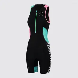 Zestawy wyścigowe Triathlon Women's Bicicleta Sleveless Rajstopy Ropa Mujer Suit Zone3 Drużyna jazdy mtb biegnący sukienka stroju kostiumu kąpielowego mundur Ciclismo 2024