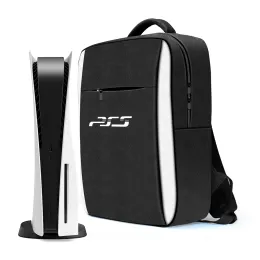 Casos Backpack de viagem portátil para Sony PlayStation5 PS5 Bolsa de armazenamento de armazenamento Protecção à prova d'água Protecção à prova de ombro Host Host