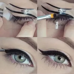 2024 szablony eyeliner skrzydlaty eyeliner modele szablon szablon narzędzia do kształtowania brwi szablon Karta