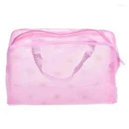 메이크업 기차 케이스 Xiniu 백 화장품 휴대용 여행 주최자 Estojo de Maquiagem Neceser Transparente Bolsa Cosmeticos