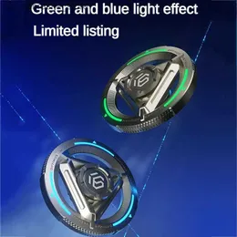 Novelty Games EDC Metal Luminescent Fidget Rotator Selection Difficulty Decision Relief Toy Portable Entertainment Finger Rotator Q240418