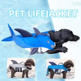 Собачья одежда 1pcs Swimsit Pet поставляет спасательные жилеты полиэфирные материалы одежда костюмы