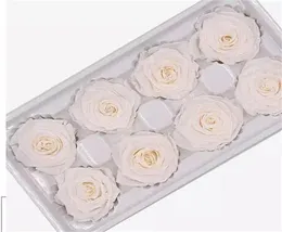 Rosor presentförpackning evig blomma 8pcsbox handgjorda bevarade blommor evig ros närvarande för henne på alla hjärtans mor039s dag B9603850