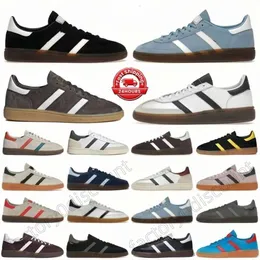 Designer lässige Schuhe für Männer Damen Spezenials Model gelber scharlachrote Marine Gum Aluminium Arctic Night Shadow Braun mehr Farbstil Low Top Leder Handballs Trainer