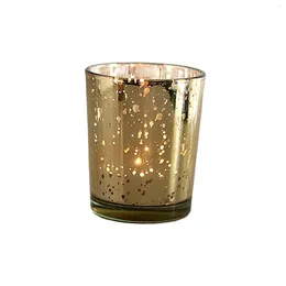 Titulares de velas Titular de chá de chá Decorativo Centerpieces Copas de tealights Votiva para festa de aniversário do quarto decoração de casamento em casa