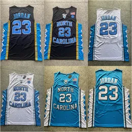 North Carolina College baskettröjor NCAA Basketball 23 Michael College Jersey Laney Bucs High School Tröjor