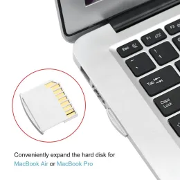 카드 2023 핫 휴대용 미니 짧은 SDHC TF SD 카드 어댑터 64G TF 카드 디지털 메모리 어댑터 MacBook 메모리 카드 어댑터 드라이브