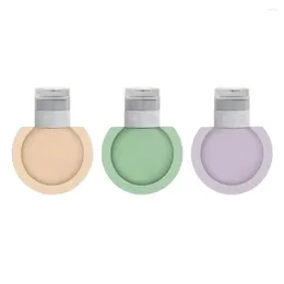 Garrafas de armazenamento Lotion cosméticos garrafas de silicone à prova de vazamentos de garrafas portáteis recipientes recarregáveis para viajar com limpador de mão
