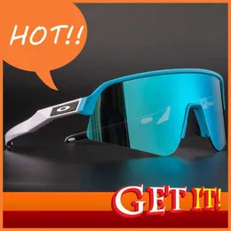 Sonnenbrille Sport 2024 Outdoor -Radsport Sonnenbrille Windschutz UV400 Polarisierende Radfahrzeuge MTB -Herren und Damen Elektrofahrrad Reitaugenschutz 1101