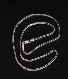 1 6mm 925 Sterling Silver Fox Tail Chain Halsband Fashion Chains Men Kvinnor smycken halsband diy tillbehör16 18 20 22 24 26inch319898378