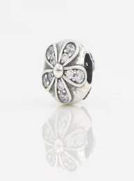 Charme Beads passt originale Charmearmbänder 100% 925 Sterling Silver Perle Dazzling Daisy Meadow Charms mit klarem CZ DIY Jewelry6429964