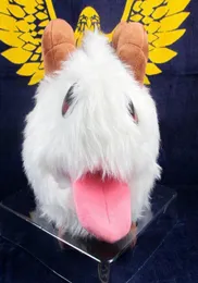 Аниме мультфильм Legend of Legends Poro Rabbit Plush Toys 9 "23 см мягкой фаршированной куклы бесплатная доставка6799372