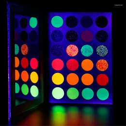 Ombretto 24 colori tavolozza di ombretto palette opache paubili luminosi per il trucco fluorescente cosmetici per trucco fluorescente tslm2