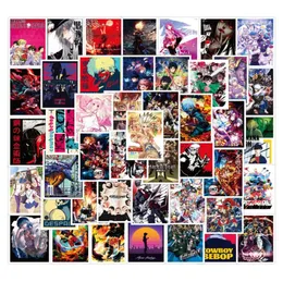 50pcs japońskie kreskówkowe mieszanka Anime Naklejki do laptopa magnesy rowerowe deskorolki nakładka plastry graffiti DIY Dekoracja Water4699539