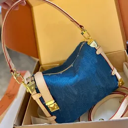 Bolsa de porta -malas quadrada bolsa de corpo cruzado jóias de designer dura bolsa de bolsa de bolsas de flores antigas bolsa de couro de jeans de couro de lady carteira de carteira