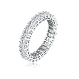 Cluster Rings 18k White Gold Lab Grown Diamond For Women Engagement Wedding Jewelry NGIC/NGTC Certificated