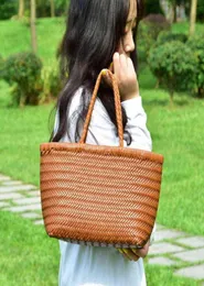 Dragon Diffusion Woven Bag Leather French Basket Bag Net Red Women s Bag 22042649566312700119