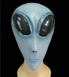 Lustige Erwachsene Unisex gruselige UFO Big Eye Alien Latex Kopfmaske Halloween Party Cosplay Carnival Theatre Kostüm Mask7877197