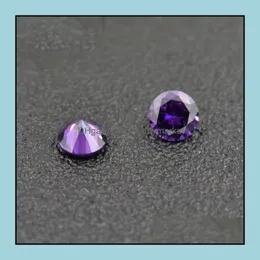 Loose Diamonds 1000cs/Los kleine Größen 0,8-1,5 mm Edelstein Ersetzen Sie Amethyst Februar Geburtstag Stein Labor CZ Synthetic Lose Stone OTSMJ