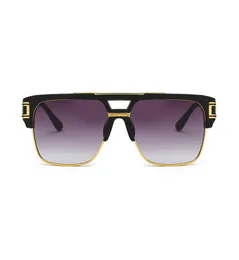 SPUKA 97123 Vintage Men Fashion Square Shad Retro Sun Glass Women Luksusowe okulary przeciwsłoneczne6218586