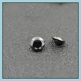 Loose Diamonds 3A Small Size Black Cz Stone Price Loose For Jewelry Making 0.8-1.5Mm Round Good Cut Lab Created Cubic Zirconia 1000Pcs Otorc