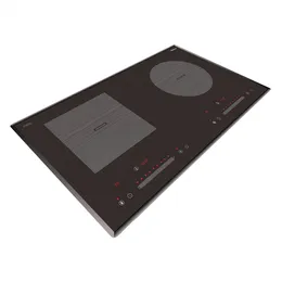 WOK de dois queimadores e design plano Wok 4000W Indução Cooker Double Induction Hob