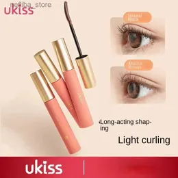 Mascara ukiss mascara vattentät långvarig tjock curling förlängande långvarig icke-fluffande ögonfransprimer maquillaje kosmeticos l410