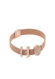 925 bracciali da donna rosa in argento sterling per p -reflection manm del logo in stile p corona clipleternal Bracciale set di braccialetti con Oringal 6707413