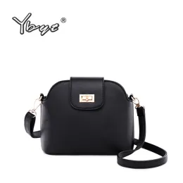 Shell YBYT brand 2019 new vintage casual lock shell bag PU leather women strap satchel fashion shoulder messenger crossbody bags