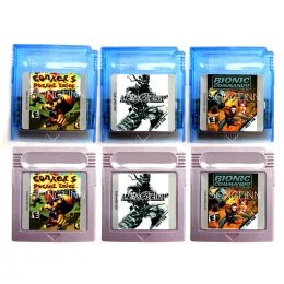 Karten Metal Gear Solid Conker's Pocket Tales Bionic Commando Memory Patrone für 16 Bit Handheld Video Game Console Card Accessoires