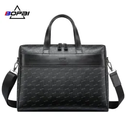 Портфельбазы Bopai портфель 15 -дюймовые сумочки ноутбука мужчины PVC Messenger Bags Office Work Busines