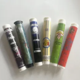 Tubos de plástico preto de 1g vazios conectados Jungle Boys Preroll brinca com as embalagens Rúntz Packwoods Wax Joint Alien Labs Backpack Boyz Tube