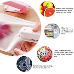 1PCS Mini Heat Bag Sealing Machine Handhold Bags Package Sealer Thermal Plastic Food Bag Portable Sealer Packing Kitchen