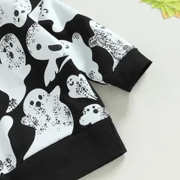 Clothing Sets ZZLBUF Infant Baby Boy Girl My First Halloween Clothes Pumpkin Bat Letter Print Outfit Funny Long Sleeve Romper Pants