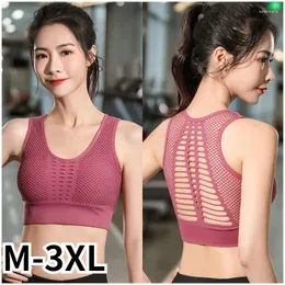 Camisoles Tanks Sexy Mesh Sports Top Women Women Bra Bra Bra Push Up Gym Fitness Roufe