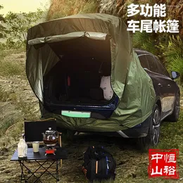 Tents And Shelters SUV Tailgate Tent With Awning Shade Car Roof Canopy Poles Water Resistant Camping Outdoor Travel Preferred Universa