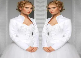 vera dimensioni personalizzate e colori a colori giacca da sposa con maniche lunghe con maniche lunghe con sposa ad alto contenuto di spose di sposa da sposa da sposa da spalle a spalle Sh4490919